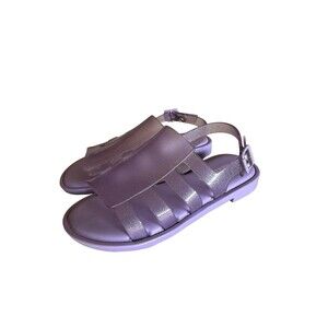 Mini Melissa Melboemia Lilac Glitter Sandals Size 12